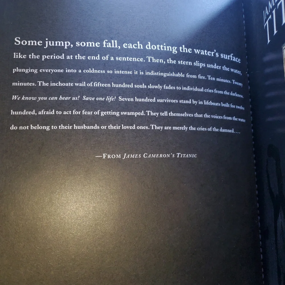 James Cameron's Titanic Softcover Book‎